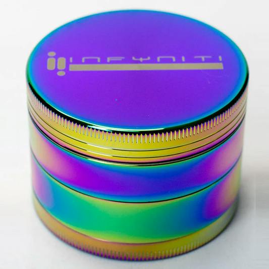 Infyniti - 4 parts rainbow herb grinder 55mm