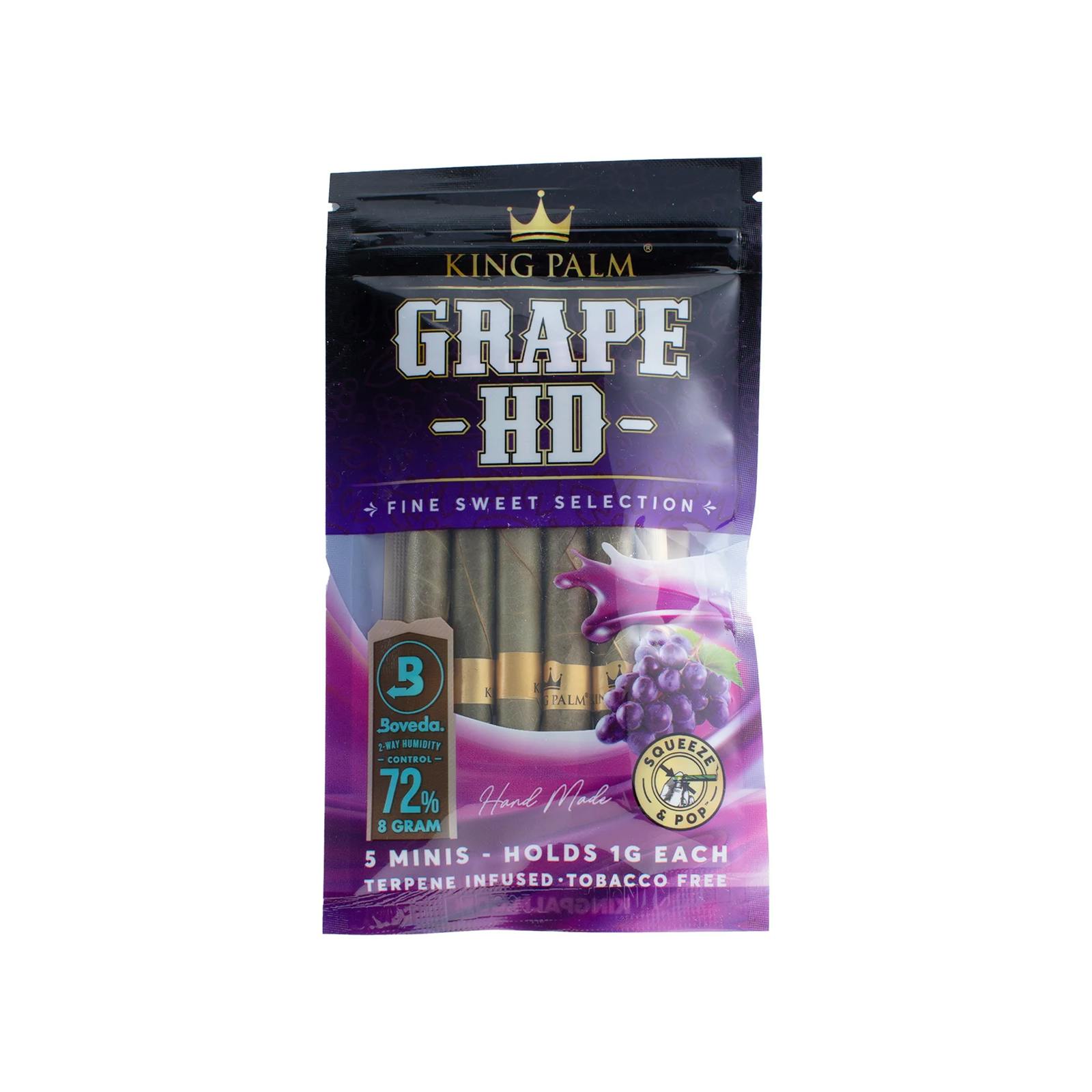 King Palm Mini Grape HD - 5 x 1g