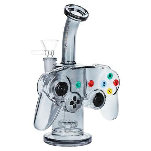 Pulsar - Game Controller Glass Water Bong - 7.5" / 14mm F