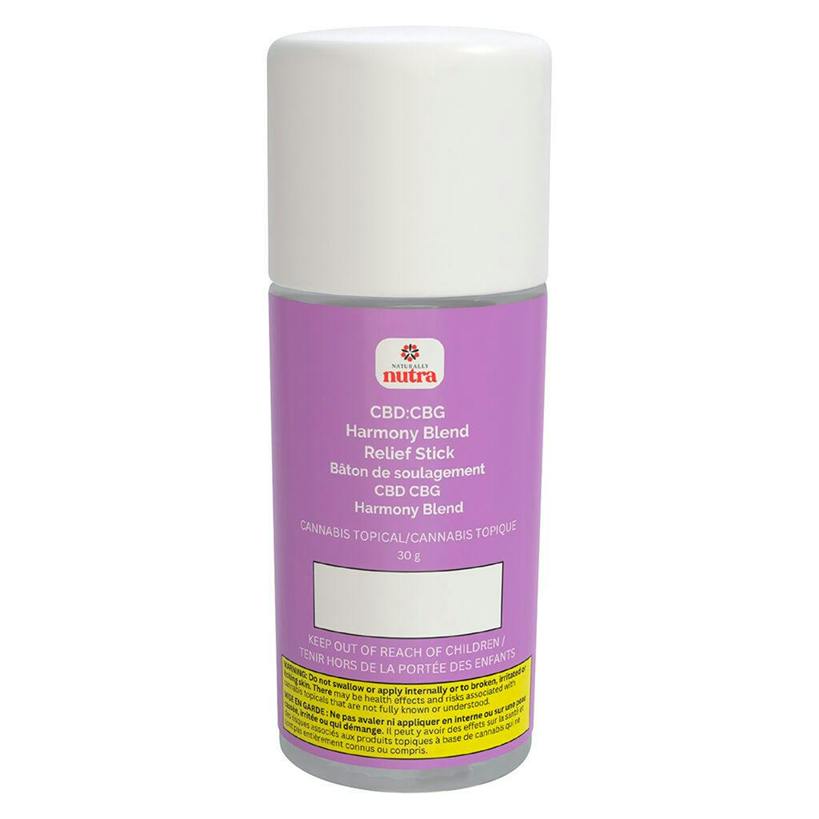 Naturally Nutra : CBD:CBG Harmony Blend Relief Stick - 30g