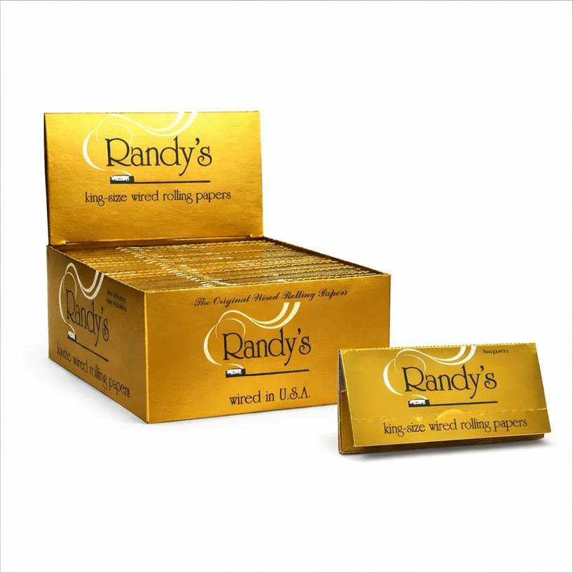 Randy’s® - Wired Rolling Papers King Size Gold