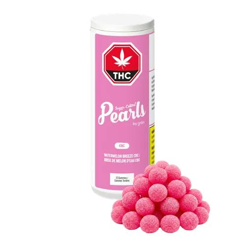 Pearls : Watermelon Breeze CBC Chews - 25 x 10mg CBC