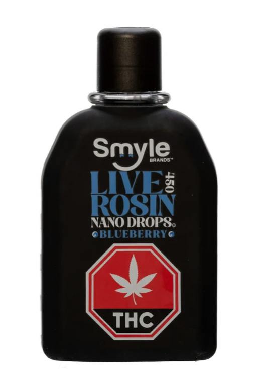 Smyle Brands : Blueberry Live Rosin Nano Drops - 450mg THC