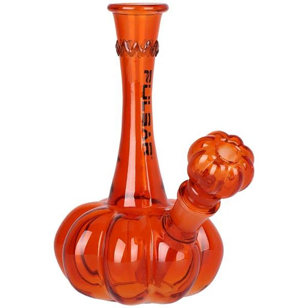 Pulsar : Pumpkin Glass Water Bong - 7.25" / 14mm F