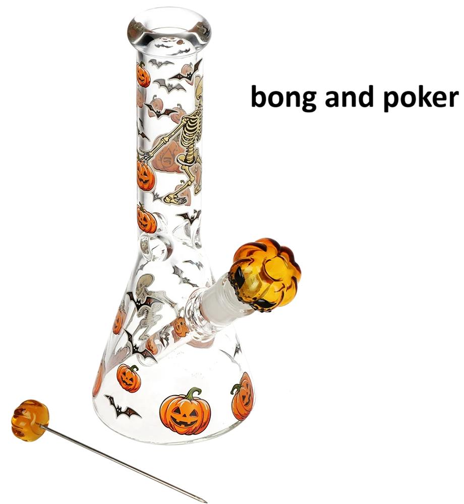 Pulsar : Halloween Ball Bong Glow Duo- 10" / 14mm F