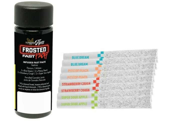 Claybourne - Flyers Frosted Fast Infused Variety Pack Pre-Rolls - 8 x 0.35g