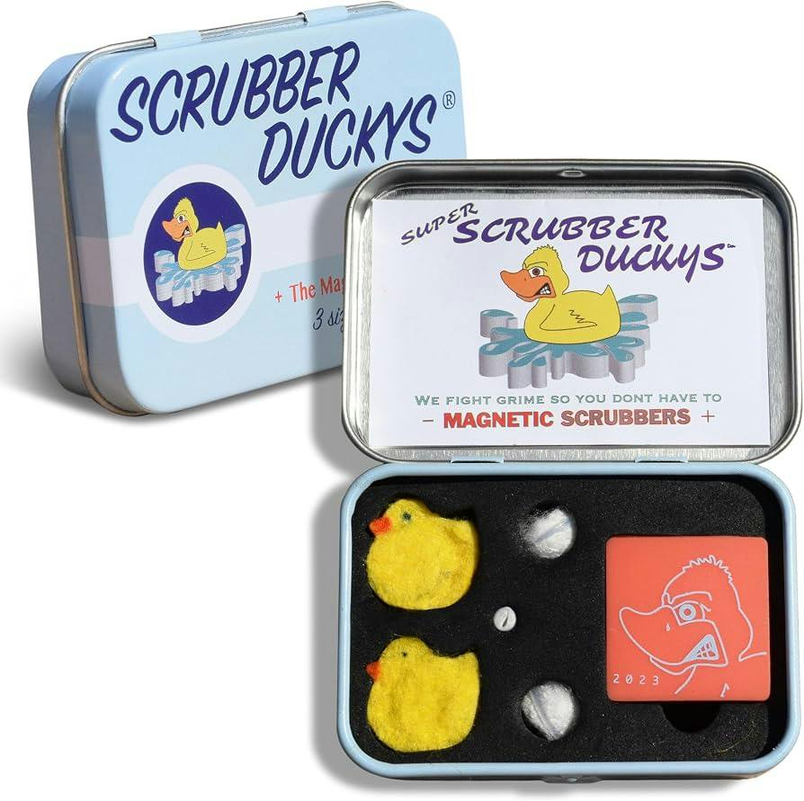 Magnetic Scrubber Cleaners by Scrubber Ducky Bong Scrubber
