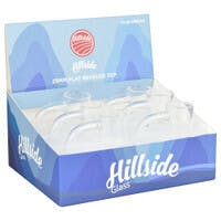 Hillside Glass Flat Beveled Top 14mm M 90d