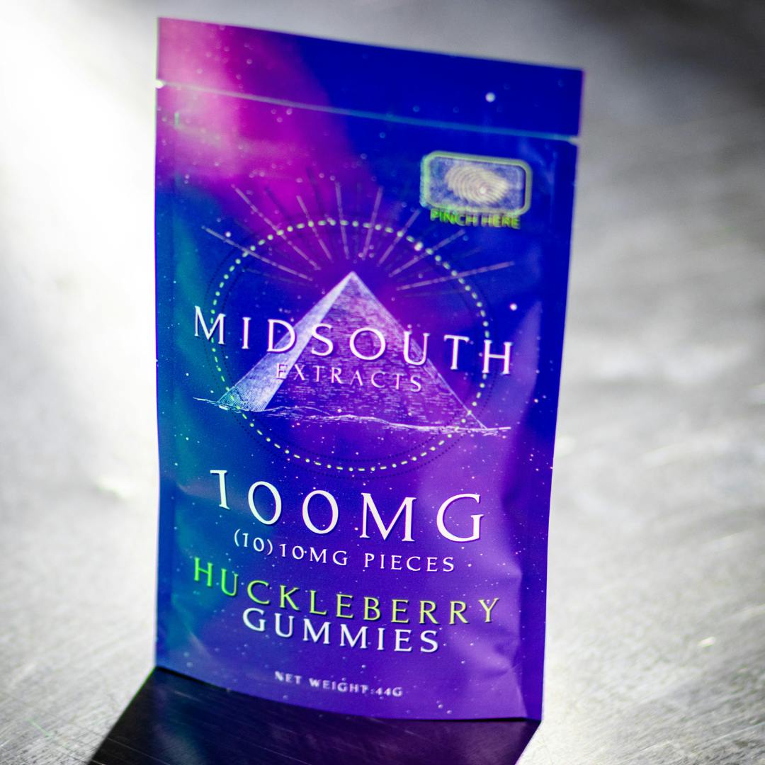 Midsouth Extracts- Gummies - 100mg/ Huckleberry