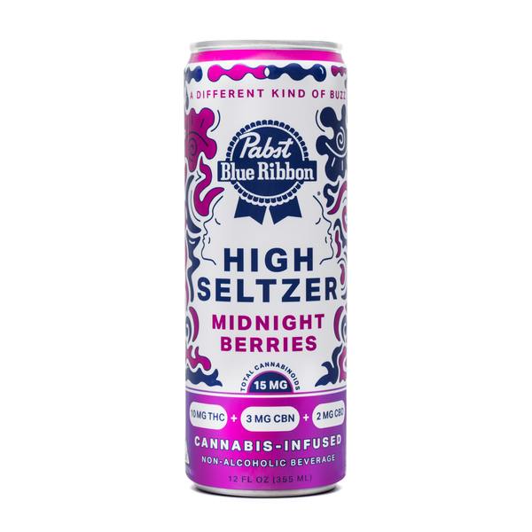 KB - PABST - CBN BEVERAGE - 10:3:2 HIGH SELTZER MIDNIGHT BERRIES - 15MG