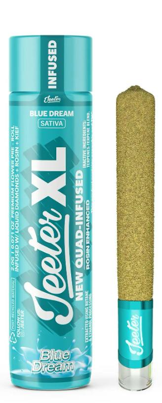 JEETER - INFUSED PREROLL - QUADS BLUE DREAM - 2G