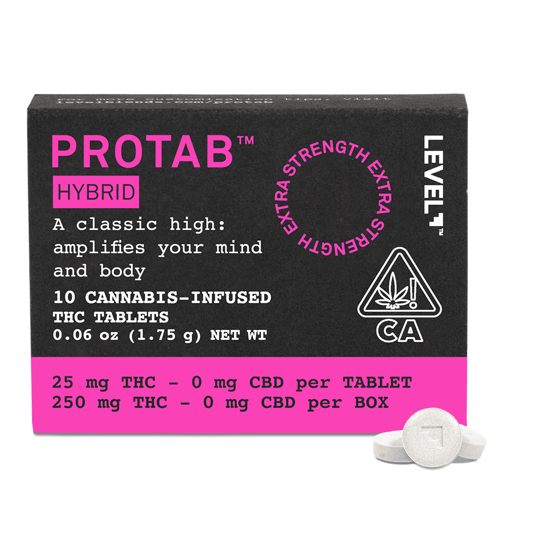 LEVEL - THC CAPSULE - PROTAB HYBRID - 250MG