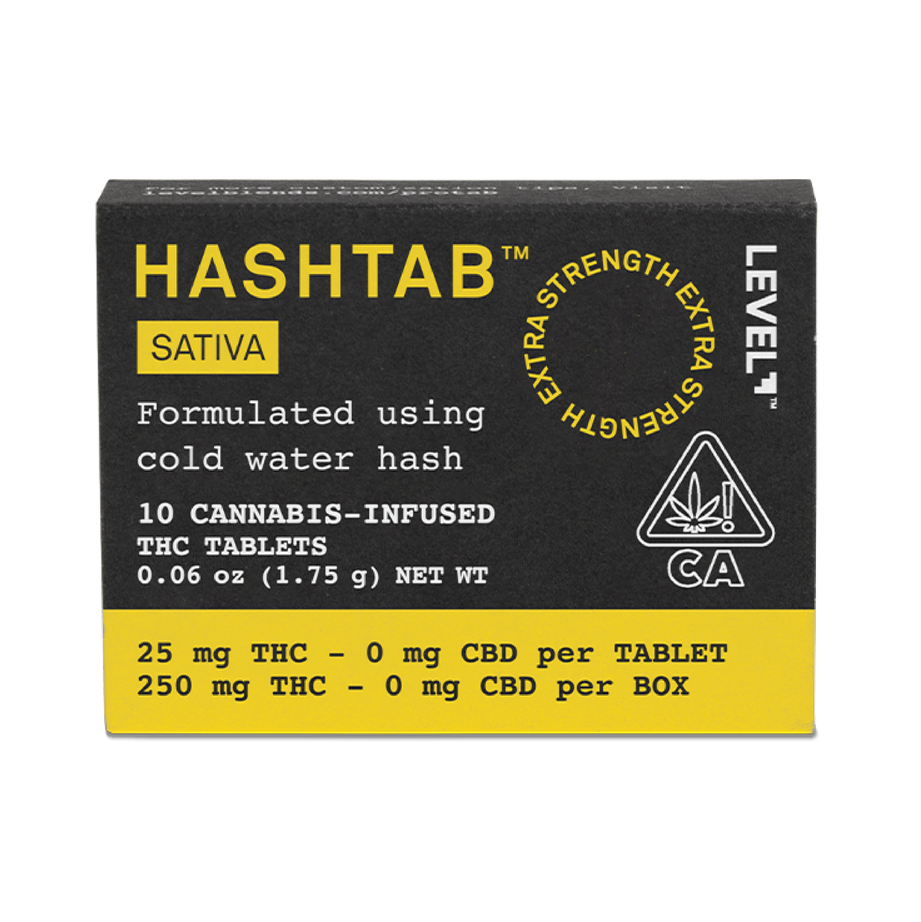 LEVEL - SOLVENTLESS CAPSULE - HASHTAB SATIVA - 250MG