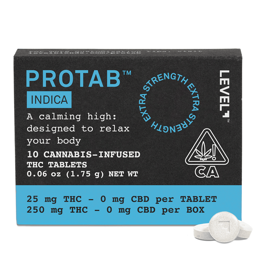 LEVEL - THC CAPSULE - PROTAB INDICA - 250MG