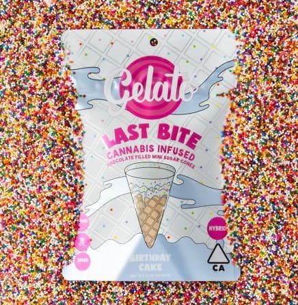 Gelato - Gelato Last Bite Mini Sugar Cones — Birthday Cake