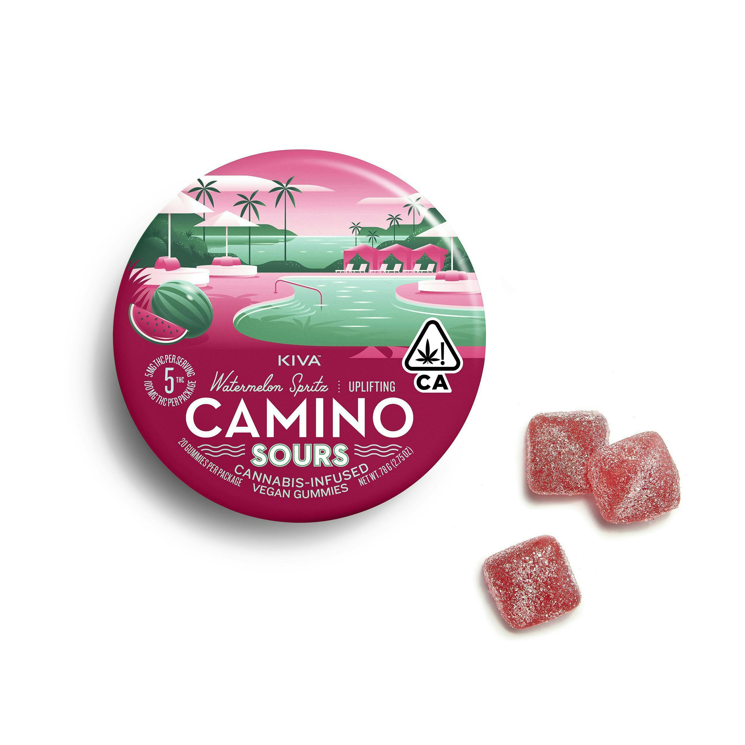 Camino Sour Gummies — Watermelon Spritz