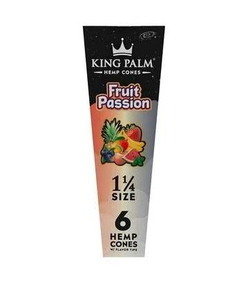 King Palm - King Palm | Hemp Cones 1 1/4 Size - 6Pk - Fruit Passion