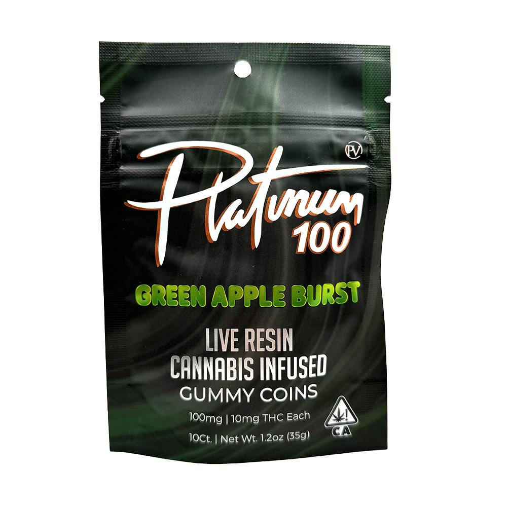 Platinum Vape - Platinum Gummies — Green Apple Burst