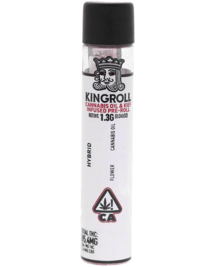 KingRoll | 1.3g - White Widow x Strawberry Fields - Infused Pre-Roll - Hybrid