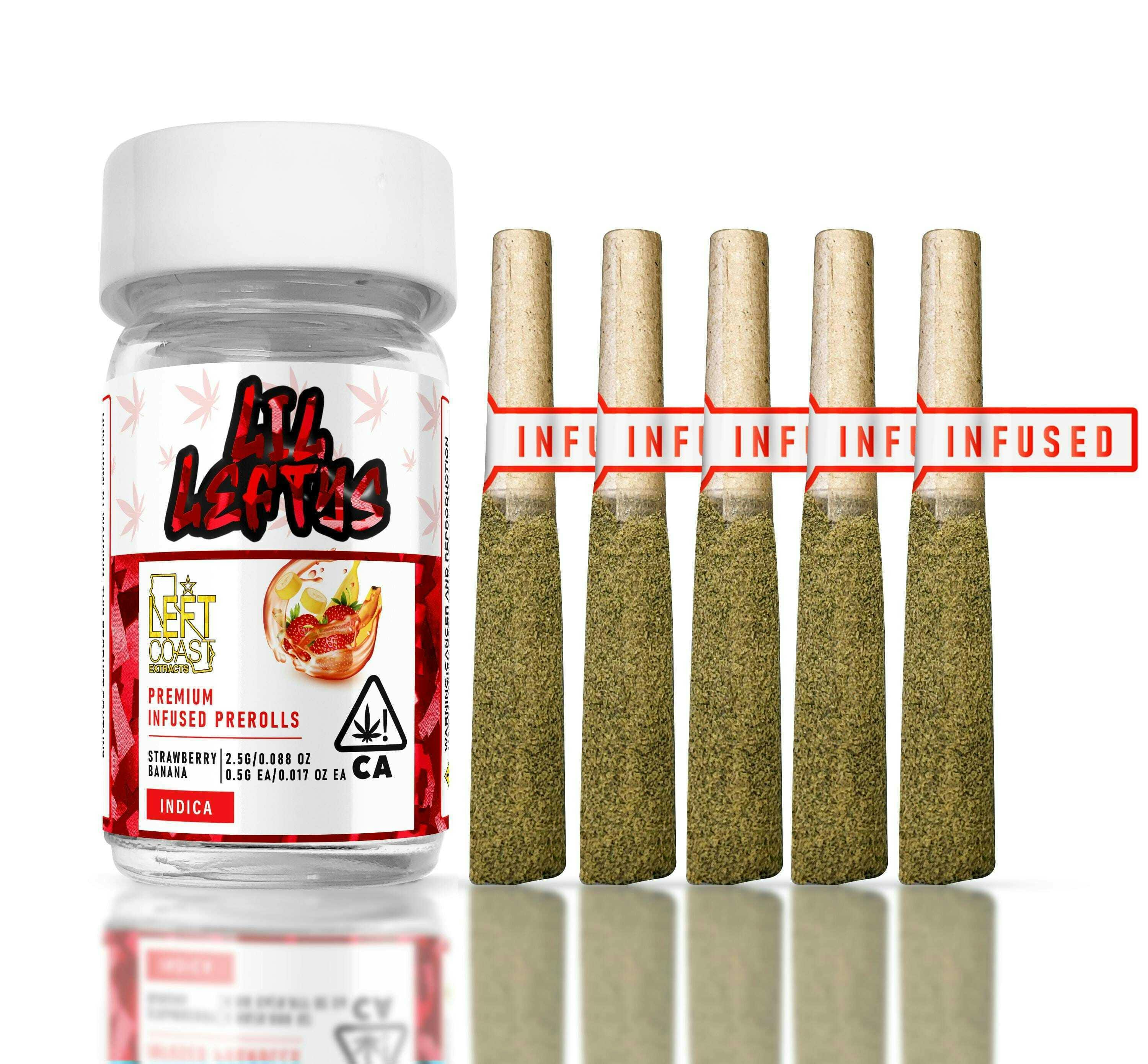 Lil Leftys 75gx Strawberry Banana