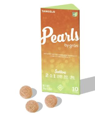 Pearls - Pearls - Tangelo 2:1:1 THC:CBC:CBG Gummies - 100mg