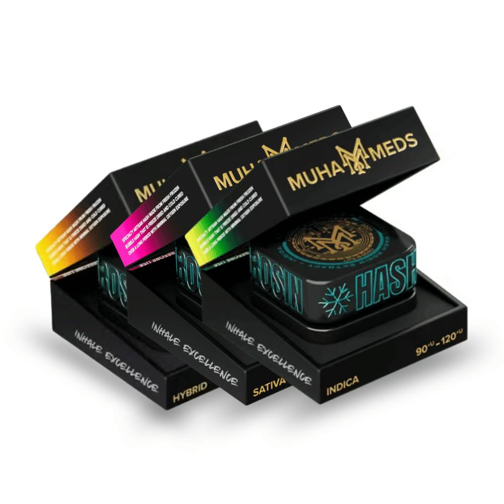 Muha Meds - Muha Meds Hash Rosin |PEACH PANTHER-1G HR JAR