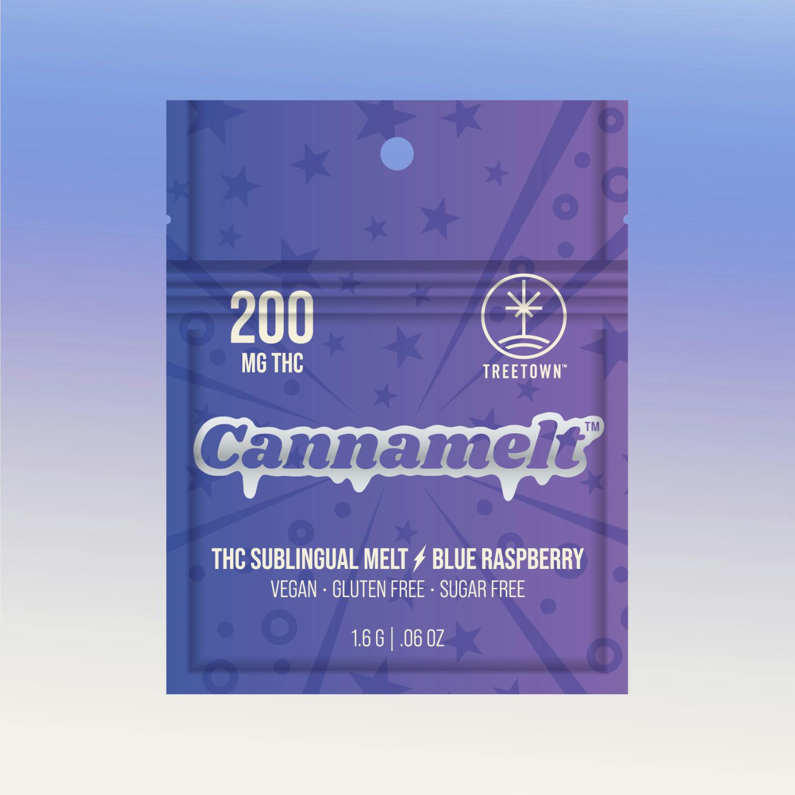 Blue Raspberry Cannamelt | 200mg x 1pk | TreeTown