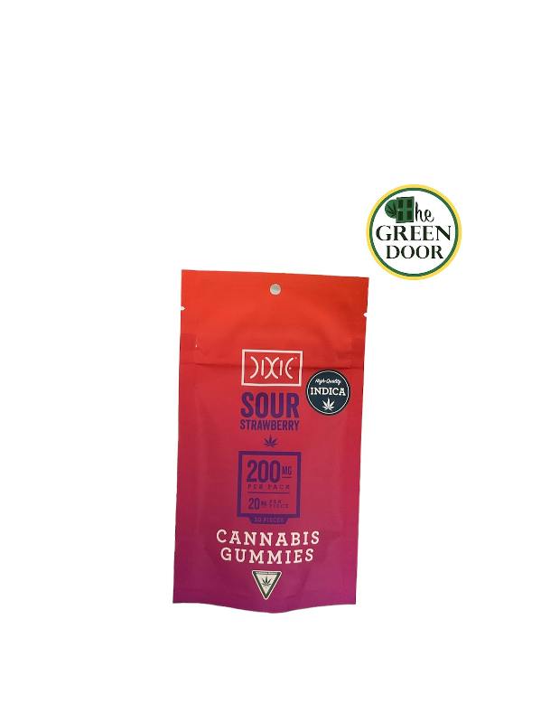 Dixie - Sour Strawberry - 200MG Gummies
