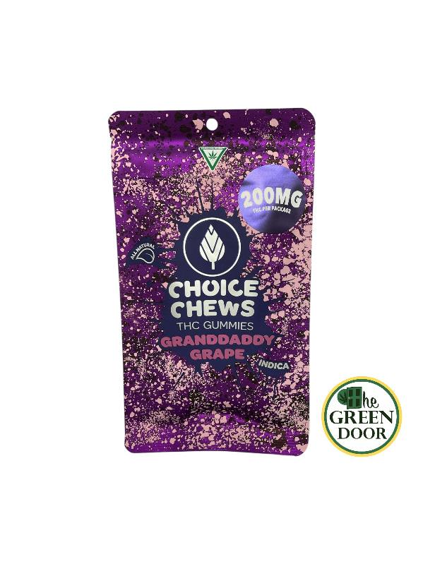 Choice Chews - Granddaddy Grape - 200MG Gummies -