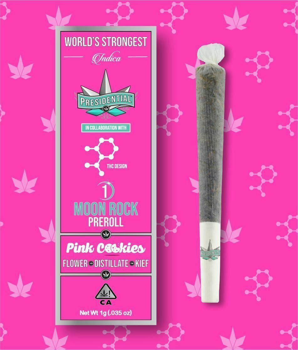 Presidential Moon Rock Preroll - Pink Cookies (1g)