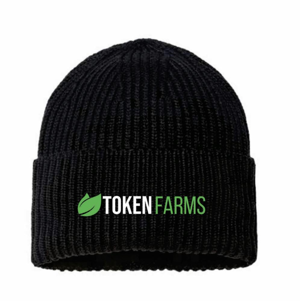 Token Farms | Beanie | Black | Token Farms