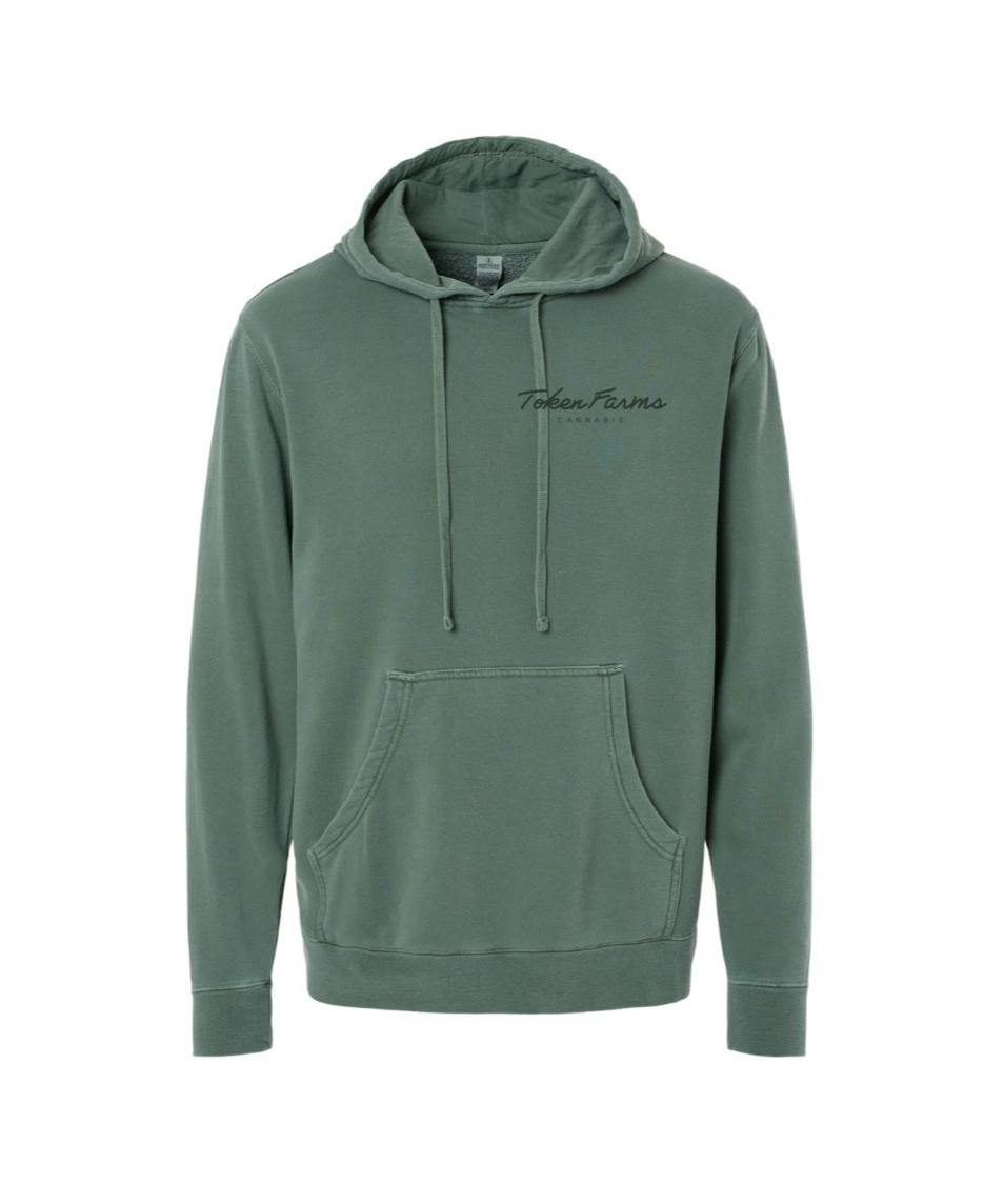 Token Farms | Sweatshirt Green Hoodie | Any SIze | Token Farms