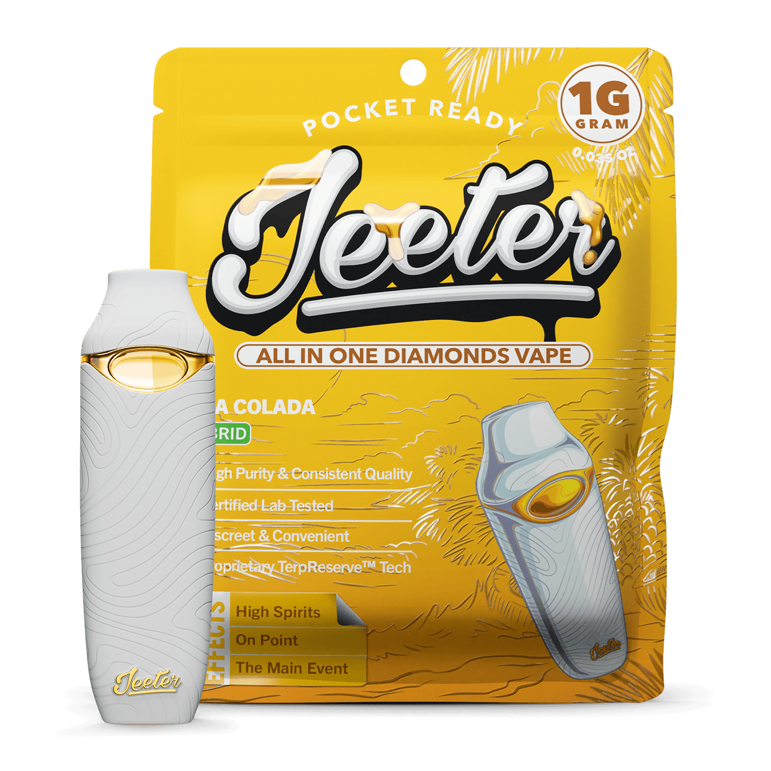 Pina Colada [1000mg] | Jeeter - Liquid Diamond All In One