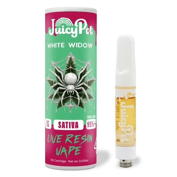 White Widow | JuicyPot - Live Resin Cartridge