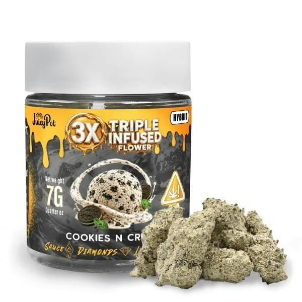 Cookies N Cream | JuicyPot - Triple Infused Flower