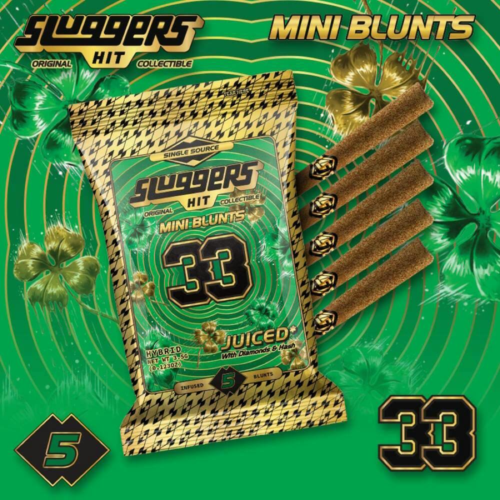 33 [.7g] | Sluggers - Infused Mini Blunts 5 Pack