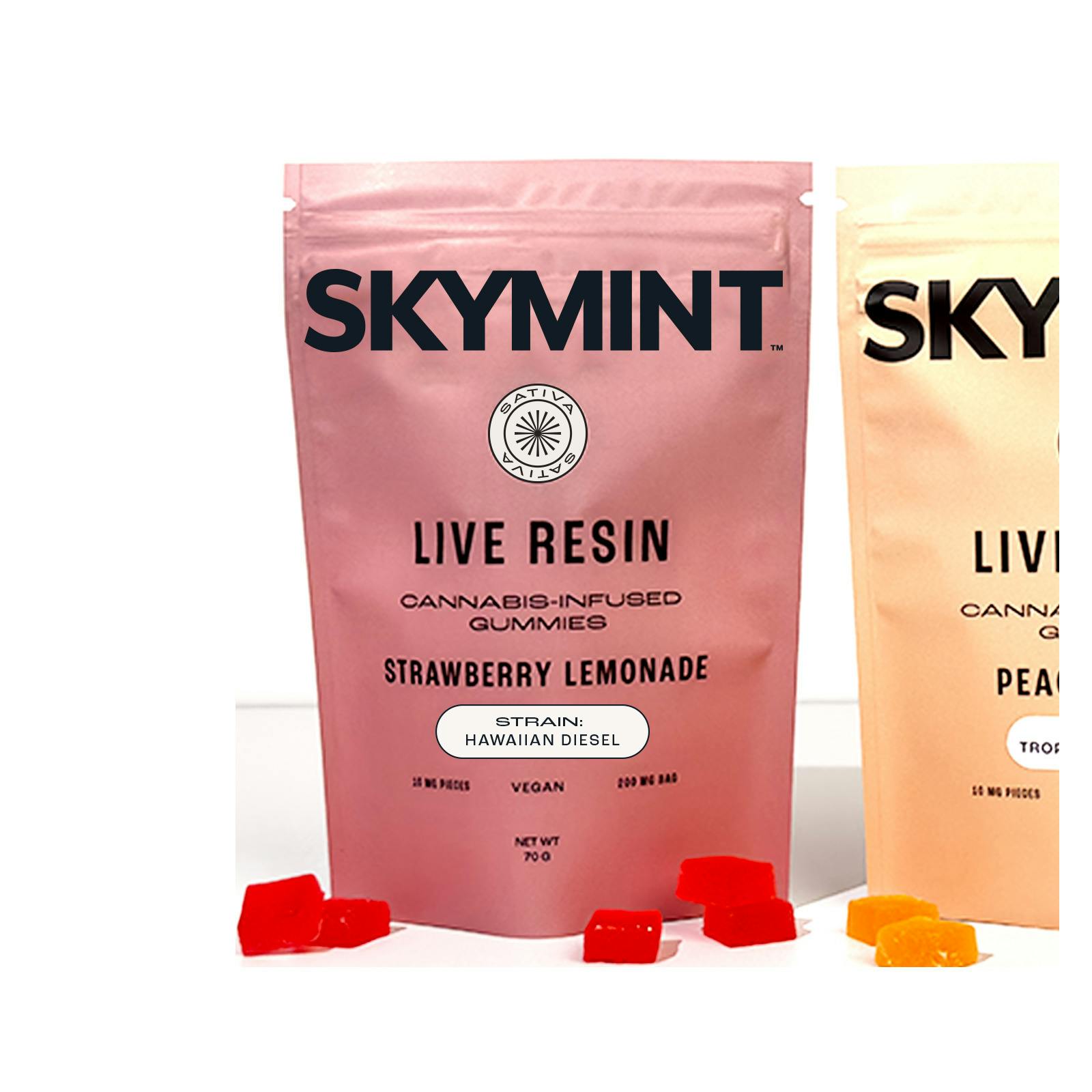 Strawberry Lemonade Live Resin Gummies (10mg Each | 200mg Total THC)