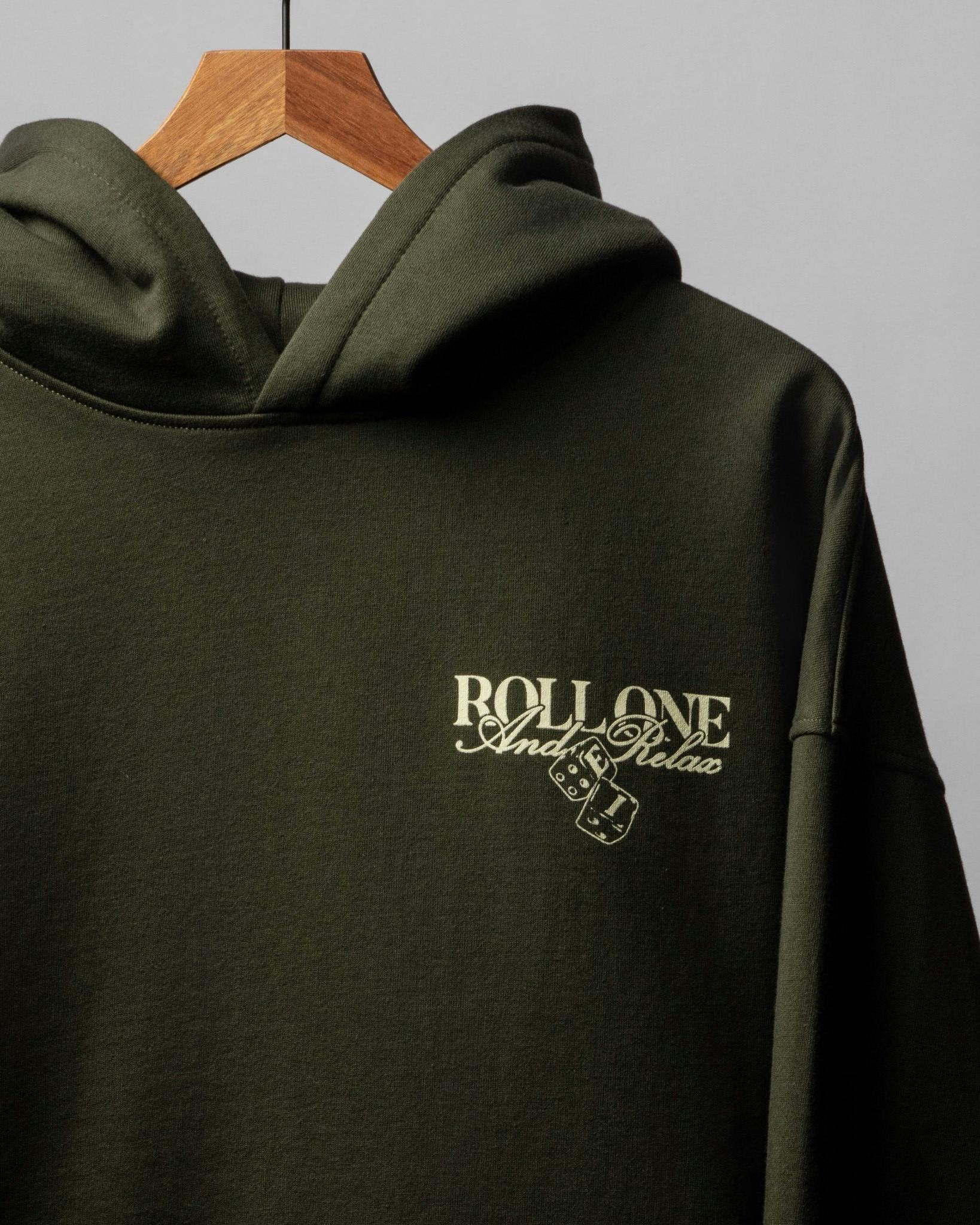 Hours Hoodie Olive M