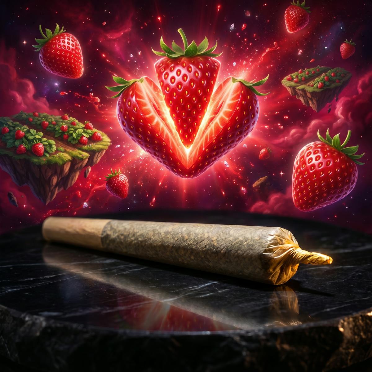 Strawberry Cough-Pre-Roll-1g at 1UP Dispensary