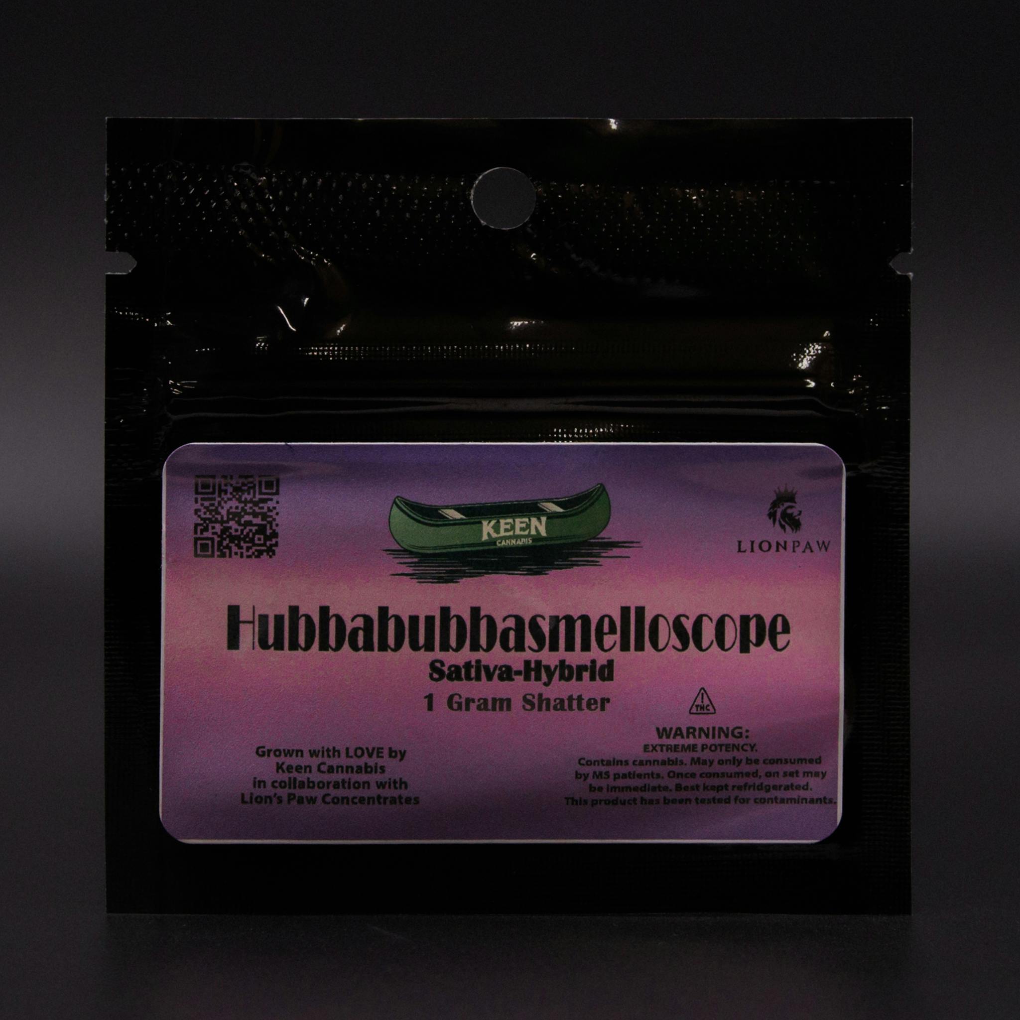 LionPaw | 1g | Hubbabubbasmelloscope | Shatter