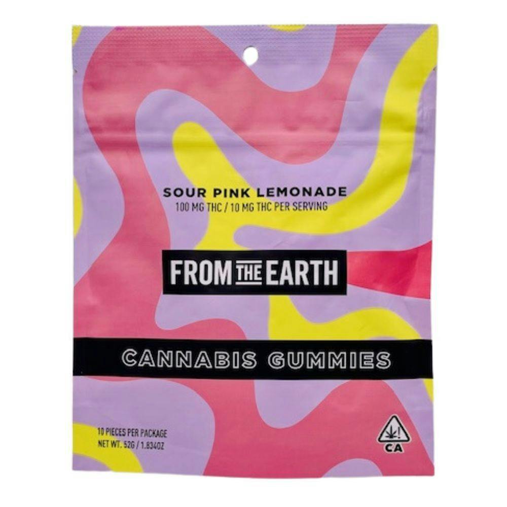 Sour Pink Lemonade Gummies | 100mg | 10ct | 10mg/ea
