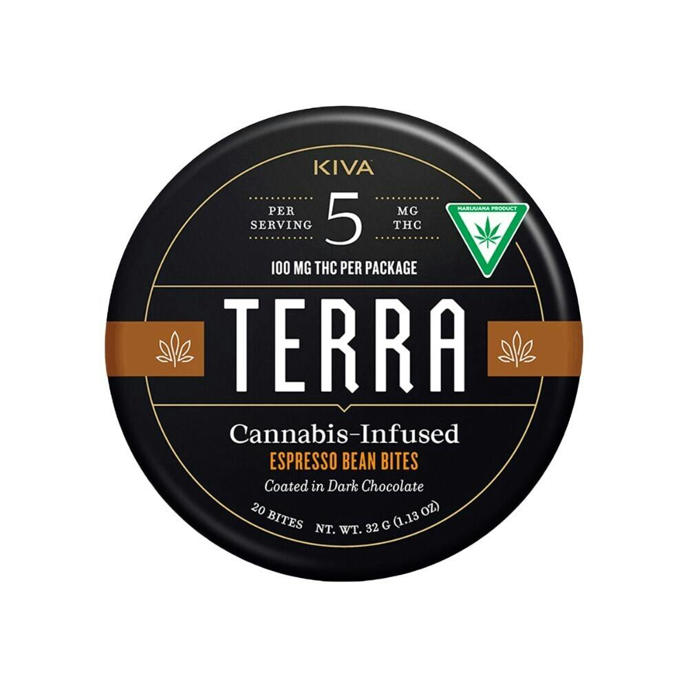 Terra | Dark Chocolate Espresso Beans | 10mg | 2ct | 5mg/ea