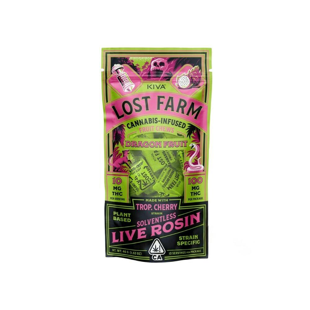 Dragonfruit 'Trop Cherry' Live Rosin Chews | 100mg | 10ct | 10mg/ea