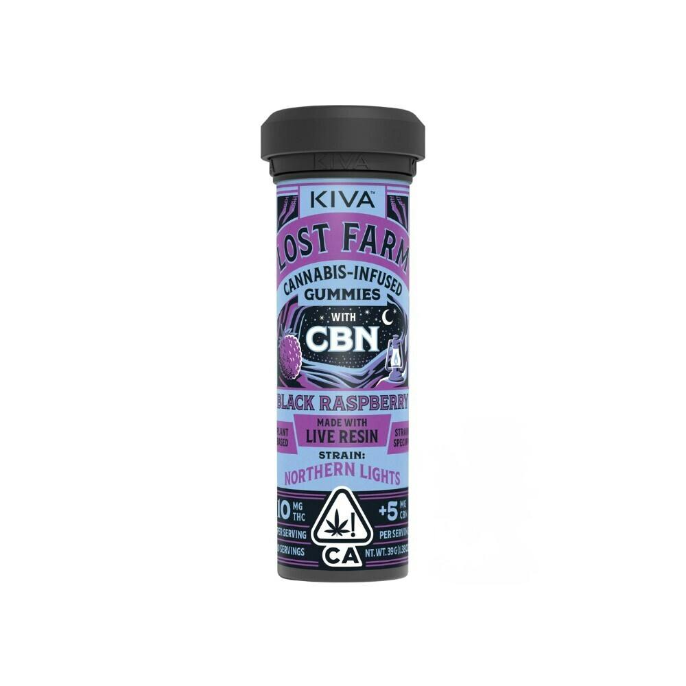 Black Raspberry'Northern Lights’10:5THC:CBN Gummies| 100mg | 10ct | 10mg/ea