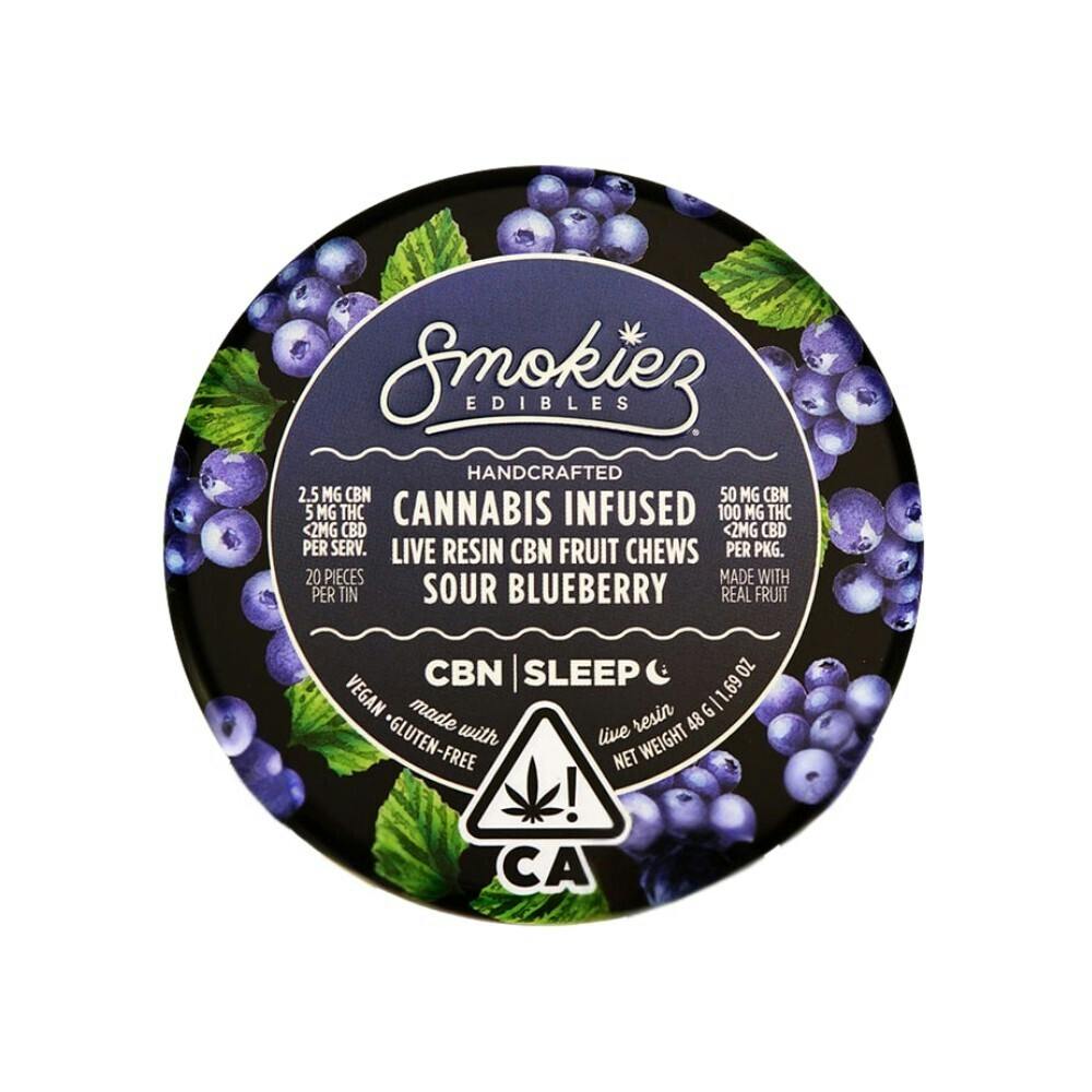 1:1:1 SOUR BLUEBERRY CBN - SMOKIEZ