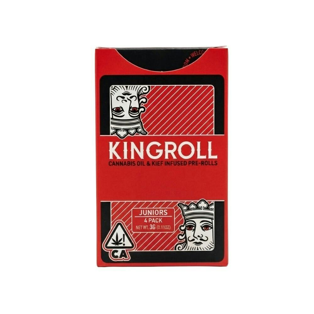 KINGROLL 4 PACK - WHITE WIDOW X STRAWBERRY FIELDS .75G - KINGPEN