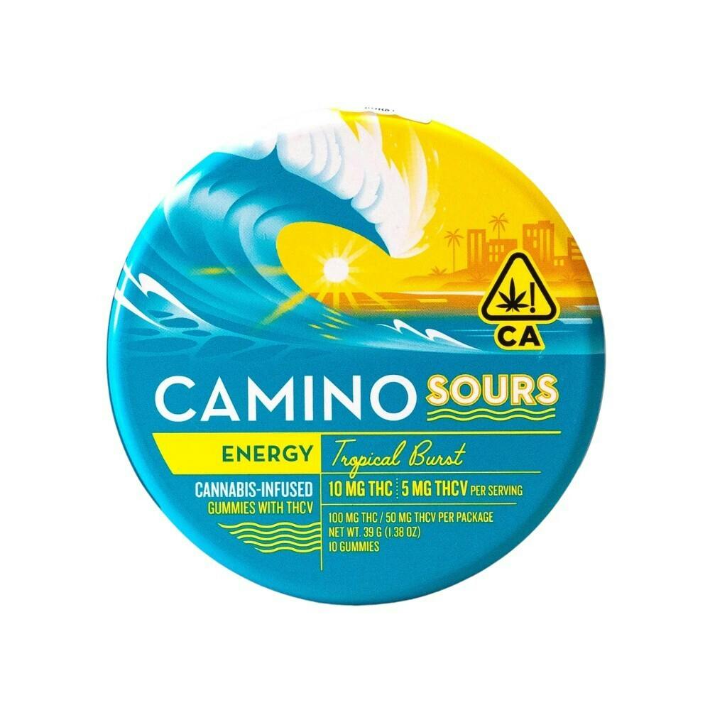 Energy | Tropical Burst Sours THC:THCV 2:1 Gummies | 100mg | 10ct | 10mg/ea