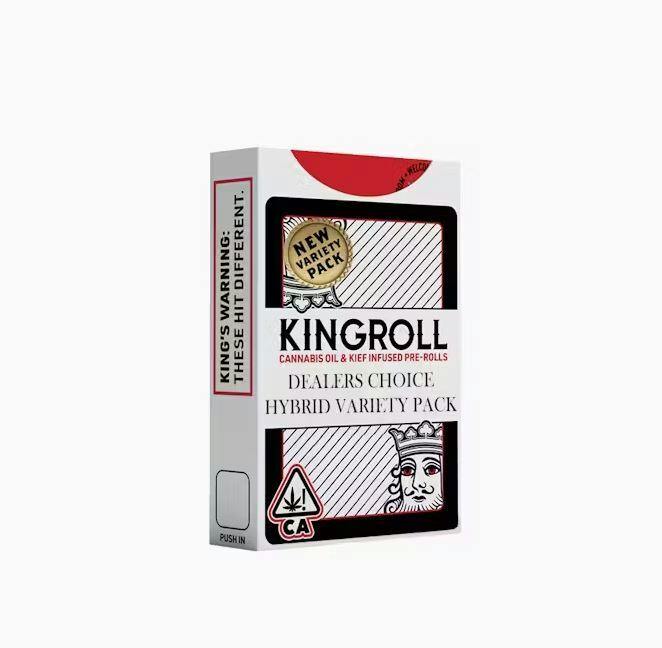 KINGROLL 4 PACK VARIETY - HYBRID MIX #4 .75G - KINGPEN