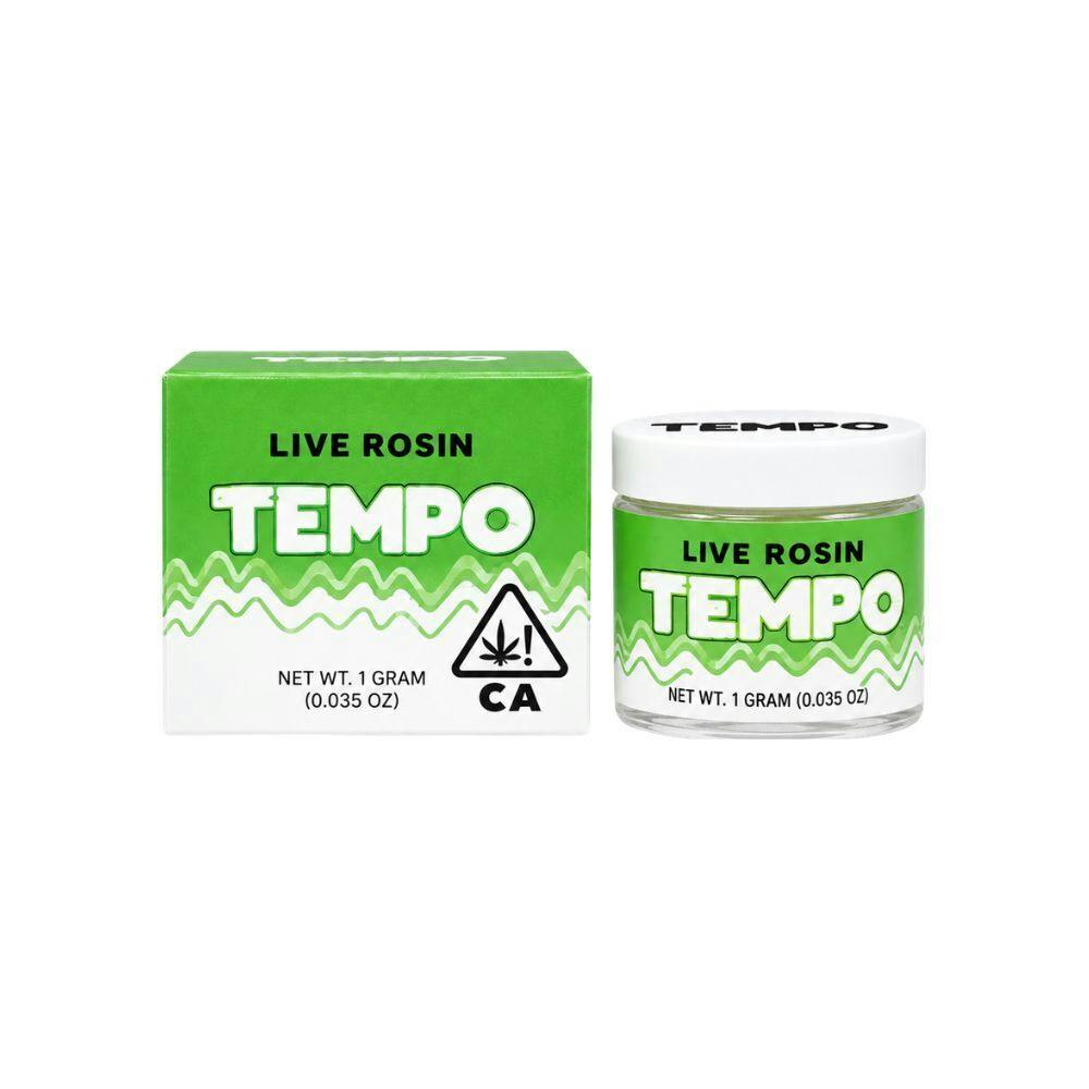 TEMPO ROSIN - PEACH SQUEEZE 1G - PUNCH EDIBLES & EXTRACTS