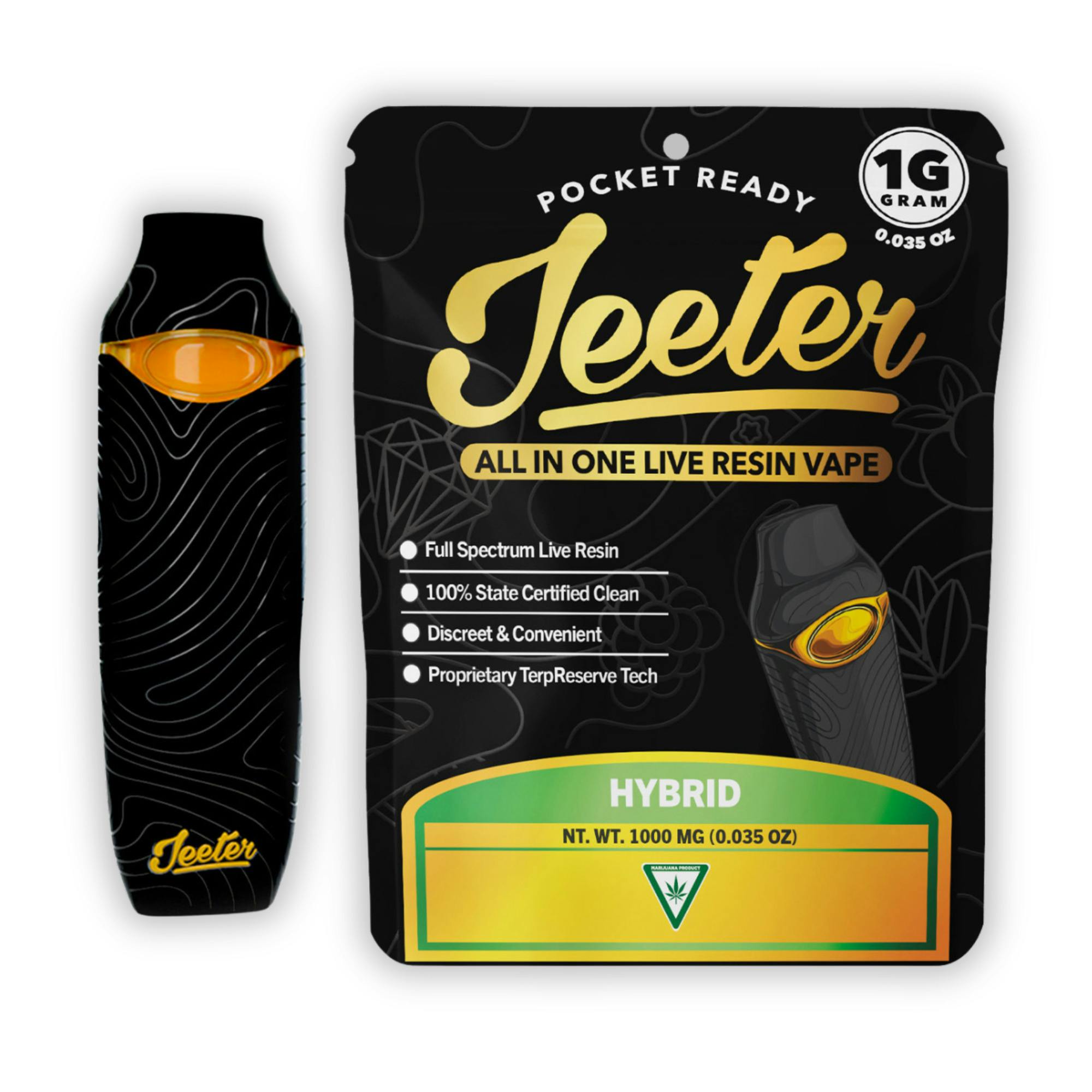 Jeeter | Live Resin All-In-One Disposable | Pink Bubba | 1g